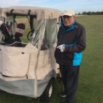 Vince Squillaci getting ready to start his round